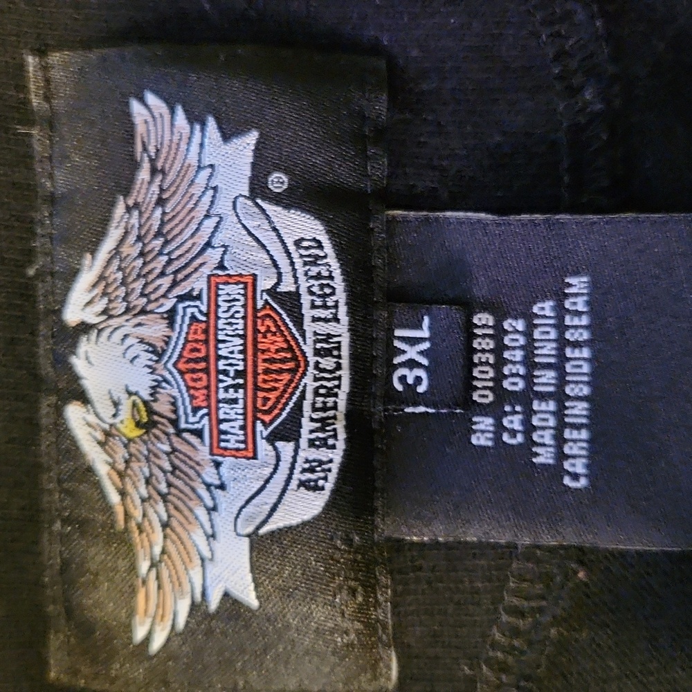 Harley-Davidson Black and Orange Sweatshirt - Picture 3 of 6